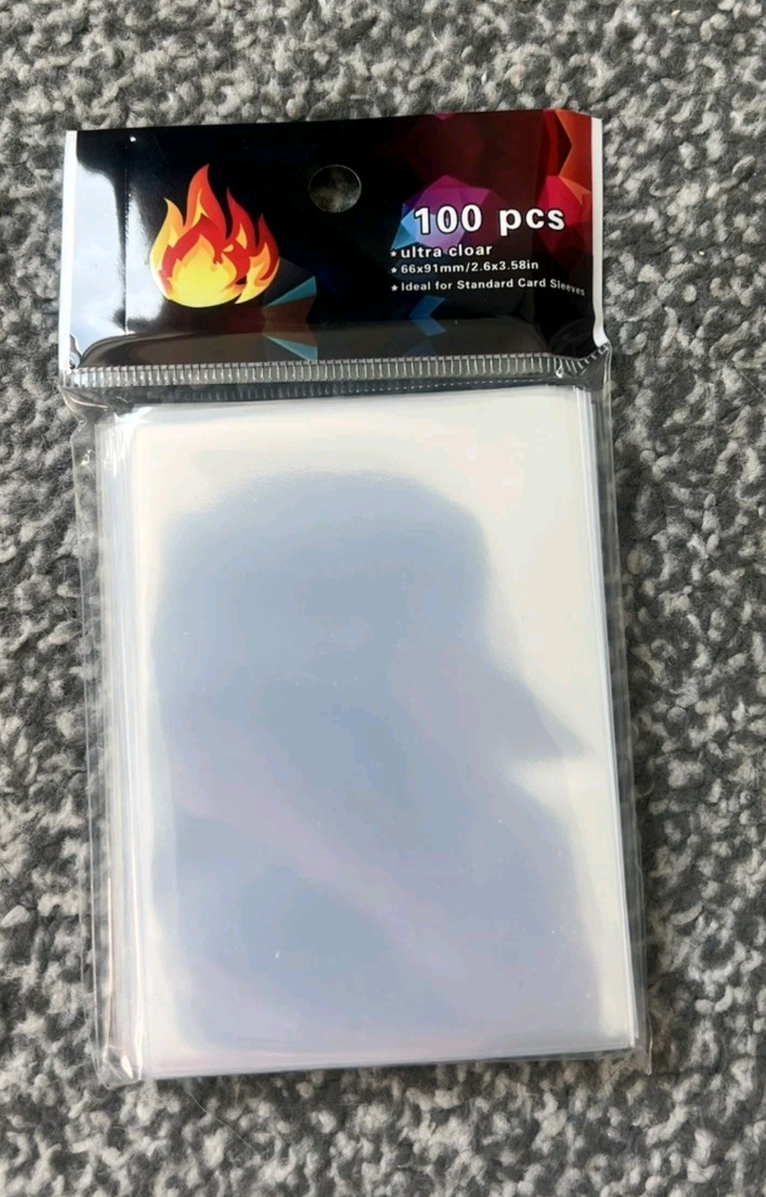 Sealed pack of 100 penny sleeves