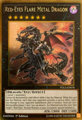 Red-Eyes Flare Metal Dragon PGL3-EN078 Gold Rare 1st Edition NM