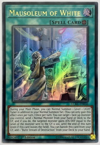 LCKC-EN036 Mausoleum of White - Ultra Rare 1st Edition Near Mint YuGiOh Card
