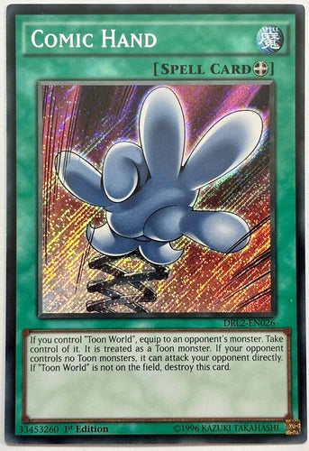 Comic Hand DRL2-EN026 Secret Rare 1st Edition NM