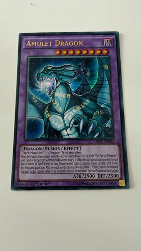 Amulet Dragon DRL3-EN043 Ultra Rare Mint 1st Edition