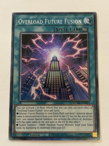 Overload Future Fusion Collectors Rare 1st Edition YuGiOh