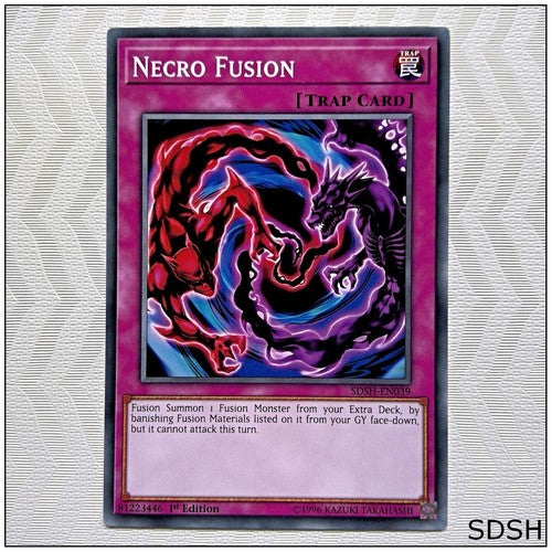 Necro Fusion - SDSH-EN039 - Common 1st Edition Yugioh